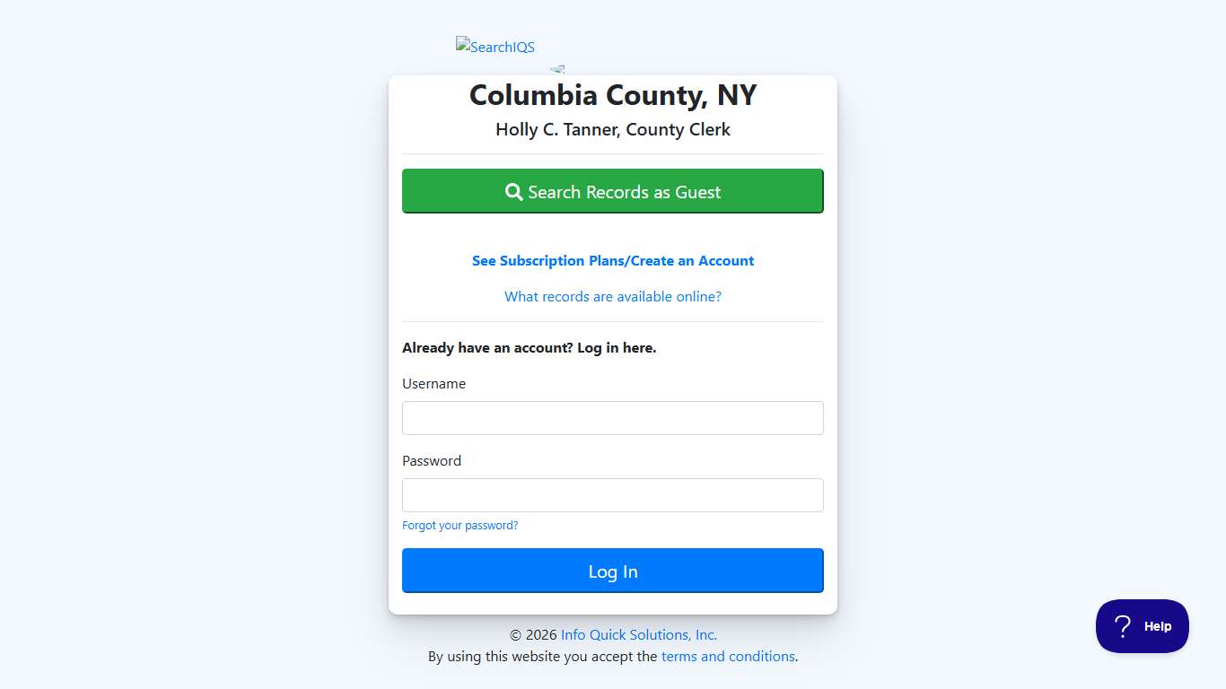 Columbia County, NY - SearchIQS